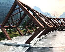 張家口生態(tài)木塑園林小品